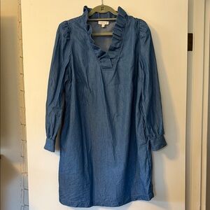 Crown & Ivy Denim Blue Top